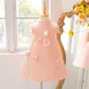 Vestido Formal Feminino Novo Estilo para Crianças Maiores, Vestido de Casamento Floral Bordado à Mão, Vestido de Princesa, Vestido de Festa de Aniversário Infantil, Traje de Gala