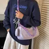Bolsa de Mão Estilo Coreano 2026 Feminina Nova Bolsa de Mão Transversal Verão Versátil Japonesa Tecida Única Alça de Ombro Moda Bolsa de Ombro