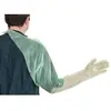 Atacado vermelho branco inspeção veterinária inseminação artificial macio ldpe plástico descartáveis luvas veterinárias de braço longo A
