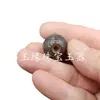 Cuentas redondas de ágata morado ahumado de 20 mm Cuentas sueltas de jade cuentas de ágata con veta posterior de agujero grande pulsera collar accesorios de joyería cuentas