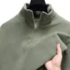 Sudadera 400g Chaqueta Polar para Hombre 2025 Nueva Cuello Alto Media Cremallera Pulóver Manga Larga Sudadera Polar para Hombre Otoño e Invierno