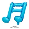 Nuevas Decoraciones para Fiestas Globos de Papel de Aluminio de Nota de 8 Puntas Fiesta de Cumpleaños de Bebé Montaje de Escenario de Concierto Venta al por Mayor Transfronteriza