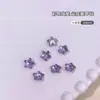 Strass de Unha Estrela do Mar em Forma de Estrela Colorido Pentagrama Fundo Apontado Irregular Strass Vidro K9 Acessórios Atacado Brilhante