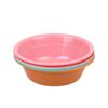 Lavabo Taibao lavabo pequeño cuenco para sopa de verduras cuenco plástico redondo cuenco pequeño de trigo cuenco de color mixto para mezclar bayas cuenco para arroz pigmento