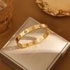Pulsera de Acero de Titanio Cielo Estrellado para Mujer, Gama Alta, No se Desvanece, Versátil, Al Por Mayor