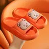 Chinelos Infantis de Desenho Animado com Sensação de Cocô, Uso Externo de Verão, Banheiro, Casa Interna para Bebês, Chinelos Fofos Antiderrapantes