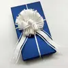 Envío gratis 30# gasa de nieve mediana simple elegante flor de bola tridimensional flor de regalo de Navidad empaque de flores flor de mano extendida Macaron