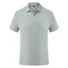Camisa tipo polo de algodón y seda de verano ropa de trabajo para hombre camiseta de manga corta con solapa camiseta publicitaria cultural ropa de clase logo estampado bordado