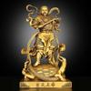 Estátua de Buda Deus Xuantian de Bronze, Estátua do Deus Imperador Zhenwu, Estátua de Ancestral para Adoração Doméstica, Artesanato de Exibição para Loja da Empresa
