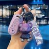 Adecuado para Nuevo Estilo Taiwán Campana GC6 Estuche para Llave de Coche Eléctrico Nuevo Japonés Fuente Verde Flecha Dorada Llavero de Protección para Coche a Batería Mujeres