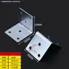 Suporte de Prateleira Reforçado em Ângulo Reto de 90 Graus Suporte Angular em L Fixador de Móveis Suporte de Ângulo de Chapa de Ferro Conector de Fixação