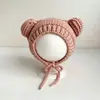 Toucas para Bebês Outono e Inverno Novo Estilo Fofas e Super Adoráveis Toucas de Puxar para Bebês e Crianças Pequenas Toucas de Lã Quentes com Proteção para as Orelhas para Meninos e Meninas