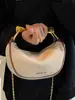 Yuezi 2026 Moda Verão Nova Bolsa Transversal de Ombro Único Design Versátil Bolsa de Axila Bolsa de Mão Formato Bolinho