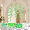 Campanillas de viento acrílicas para manualidades, accesorios decorativos, cadena de conchas terminada, cortina colgante, piezas redondas, cortina de puerta hecha a mano, accesorios de partición y materiales