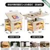Mesa de centro para sala de estar, mesa de centro estilo vintage, móvil y plegable, para apartamentos pequeños, 2026 mesa auxiliar multifuncional para sofá, subsidiada por el estado