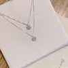 Collar de diamantes de corte cuadrado, nueva colección de verano para mujer, moderno y lujoso, con un diseño único, que irradia un ambiente sofisticado y elegante, con una cadena de clavícula de circón