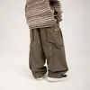Pantalones largos para niño, nueva colección otoño 2026, pantalones rectos de pierna ancha estilo coreano para niños, pantalones de trabajo elegantes y versátiles para niños pequeños y niños pequeños
