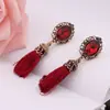 Pendientes de Borlas de Estilo Étnico de Venta Caliente Transfronterizos Europeos y Americanos Pendientes de Borlas Estilo Chino Palacio Retro Pendientes de Borlas Venta al por Mayor