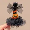 Halloween Niñas Murciélago Calabaza Regalo Sombrero Pinza para el Cabello Actuación Infantil Fotografía Pasador para el Cabello Niña Pequeña Disfraz de Festival Accesorios para el Cabello