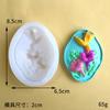 Nova Etiqueta de Pássaro e Flor Feita à Mão DIY Etiqueta de Aromaterapia de Gesso Molde de Relevo Molde de Silicone de Flor Molde de Flor