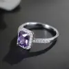 Fábrica OEM Anel de Pedra Preciosa em Prata Esterlina 925 Personalização Joias de Luxo Acessíveis Personalização Processamento de Joias de Prata Seiko
