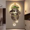 Bienvenida Decoración de Rejilla para Pared de Fondo de TV de Pino Lámpara de Pared LED Estéreo Nuevo Estilo Chino Iluminación de Pasillo de Entrada Pintura