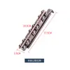 Riel Colgante de Aleación de Zinc Rueda Colgante Puerta de Madera Polea de Aleación Riel Colgante para Puerta Corredera Interior Exterior Rieles Deslizantes para Puertas y Ventanas Polea Silenciosa