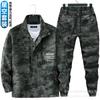 Traje de algodão stretch masculino e feminino para Primavera e Outono, uniforme de grupo de treinamento, construção ao ar livre, proteção do trabalho em canteiro de obras, soldagem elétrica, reparo