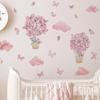 Comércio exterior balão de ar quente romântico nuvens quarto de criança varanda decoração de casa adesivos de parede layout de fundo adesivos autoadesivos atacado