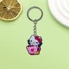 Llavero creativo de la serie Hello Kitty de AliExpress. Pequeño regalo. Llavero de coche de moda.
