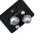 Pendientes de Perlas de Lujo Corona Francesa para Mujer 2025 Nuevo Estilo Caliente Sentido Avanzado Pendientes Delanteros y Traseros y Joyería para Orejas