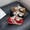 Zapatillas de entrenamiento alemanas Lancui para mujer 2026 nuevas zapatillas casuales de suela gruesa vintage de color bloque versátiles zapatillas deportivas Cortez