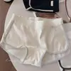 Calzones deportivos estilo japonés de algodón puro para niñas, algodón jacquard clase A, tiro medio, bloques de color simples, entrepierna de algodón puro antibacteriano 10A