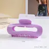 Pinza de pelo tipo pinza de PC montada en tarjeta, sensación de alta gama, pasador cilíndrico, estilo coreano, nuevo accesorio para el cabello color crema, clip de tiburón para la parte posterior de la cabeza