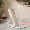 Espelho Dobrável Multifuncional Espelho de Maquiagem Suporte Dobrável Armazenamento Mesa de Dormitório Espelho para Retoque de Maquiagem Viagem Portátil Espelho Pequeno