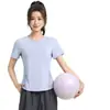 Camiseta Ultra Leve Respirável de Secagem Rápida Top Esportivo Roupas de Treino ao Ar Livre Femininas Manga Curta para Corrida Roupas Casuais para Badminton