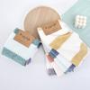 Nova toalha quadrada Cloud Lattice, lenço umedecido absorvente doméstico, toalha de mão com impressão colorida, toalha macia de waffle