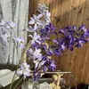 Orquídeas Lirios Artificiales de Tallo Largo para Decoración de Techo de Salón de Bodas, Decoraciones Guía para Techos Altos, Flores Artificiales para Mesa de Hotel