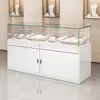 Armário de exposição para joias, vitrine de museu de vidro de alta qualidade, armário de exposição para relíquias culturais e jade, balcão de exposição comercial