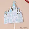 Decoraciones para Pastel del Día del Niño Adornos Topper de Cumpleaños Accesorios Inserts de Repostería de Princesa Escena de Cumpleaños de Princesa Elsa