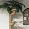 Modificación de Tubería de Drenaje de Balcón Bricolaje Accesorios para Estructura de Escalada para Gatos Plataforma para Saltar Árbol para Gatos Materiales para Tubería de Drenaje