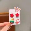 Novos Presilhas de Orelha de Natal para Crianças Design de Nicho Brincos Perfurados para Meninas Brincos de Meninas Brincos Joias