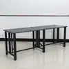 Mesa de Hotel para eSports, Mesa de Cafetería Internet, Mesa de Gabinete de Computadora Moderna, Mesa de Cafetería con Rejilla de Conducto de Aire, Mesa de Computadora