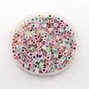 Cuentas Cuadradas con Letras 6*6mm Blancas Transparentes de Acrílico para Collares Hechos a Mano, Joyería para Ensartar, Cuentas Sueltas, Accesorios