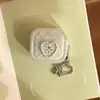 Botões Xadrez Verdes Tridimensionais Adequados para Capa de Fone de Ouvido AirPods Pro2 Capa Protetora Bluetooth Sem Fio 4ª Geração 5 Pingentes Prateados 3