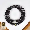 Transmisión en Vivo de Tiktok Pulsera de Bodhi de los Doce Signos del Zodíaco Más Vendida con Jade Negro y Amuleto de Buda Personalizado, Al por Mayor Personalizado para Mujeres