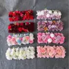 Arreglos Florales Artificiales de Rosa Cebolla para Bodas, Decoraciones con Flores de Seda, Paredes Florales de Hotel, Arreglos Florales para Pasillo, Arte Floral para Bodas