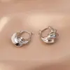 Pendientes de Aro Grandes, Varios Estilos Recomendados, Sensación de Lujo Ligero de Gama Alta, Nuevos Pendientes de Cobre para Mujer, Joyería Vintage, Transfronterizos Europeos y Americanos