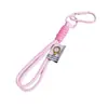 Llavero de Lanyard para Teléfono Móvil Tejido a Mano con Colgante de Agujero para Escalada, Accesorios de Encanto para Bolsa de Muñeca, Correa para Teléfono Móvil al por Mayor