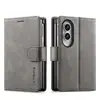 Adecuado para funda de cuero para teléfono plegable Samsung Z Fold 8, Fold 7/6/5/4 con hebilla, ranura para tarjetas y cubierta protectora con soporte